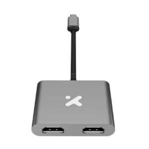 ADAPTADOR XTECH USB-C MACHO A 2XHDMI HEMBRA