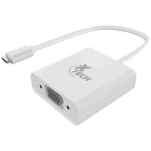 ADAPTADOR XTECH USB TIPO C MACHO A VGA HEMBRA