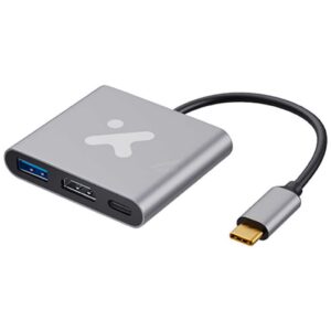 ADAPTADOR XTECH USB TIPO C MACHO 3 EN 1 USB-C – HDMI – USB 3.0