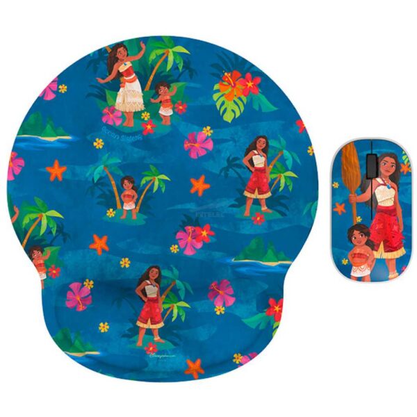 KIT DE MOUSE + MOUSE PAD XTECH EDICION DISNEY MOANA