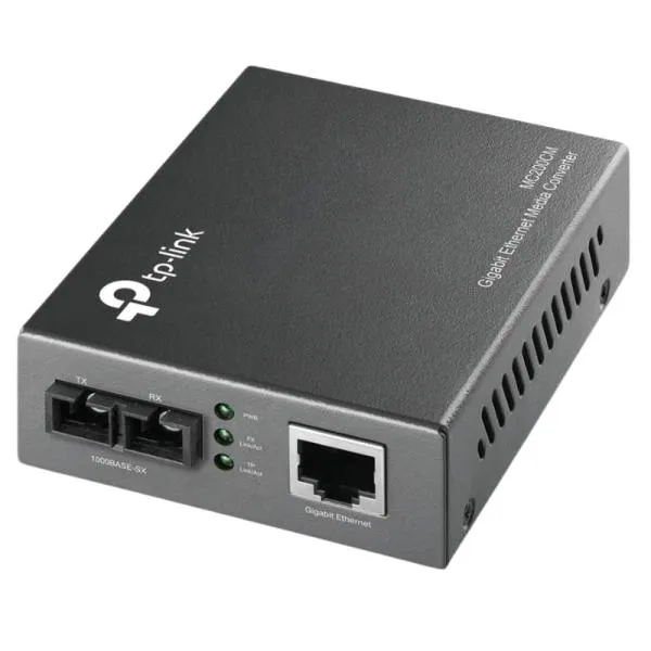 ADAPTADOR CONVERTIDOR TP LINK MC200CM(UN) IEEE 802.3ab Y 802.3z IEEE 5.5W