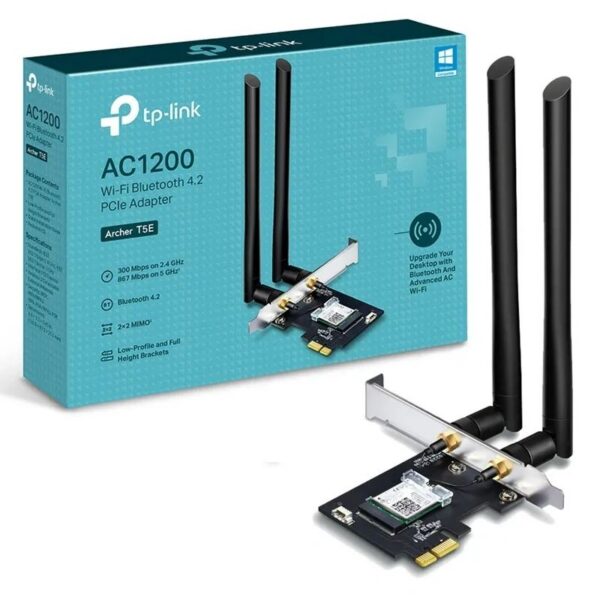 ADAPTADOR TP LINK WIFI BLUETOOTH AC1200 4.2 PCIE ARCHER