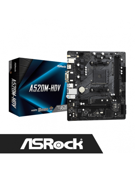 TARJETA MADRE ASROCK A520M HDV