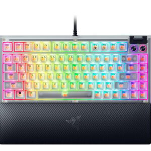 Razer Blackwidow V4 75% – Phantom White Edition