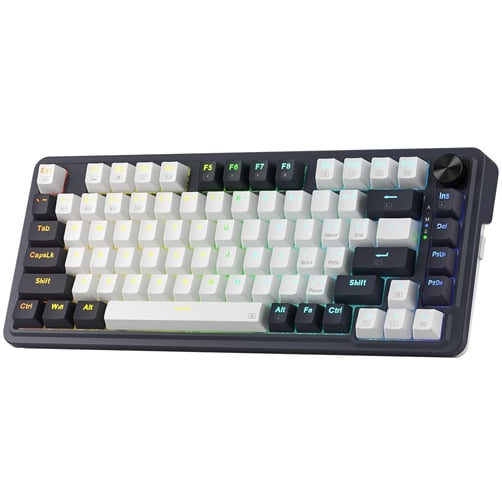 Redragon Ucal Pro-75% – RGB Dust Proof Red – Blanco/Negro