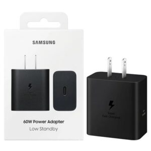 Cargador Samsung 60W Power Adapter Low Standby – Tipo C – Negro