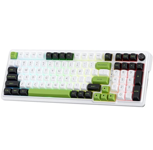 Redragon Eisa Pro – 98 Teclas RGB – Mint Mambo – Blanco