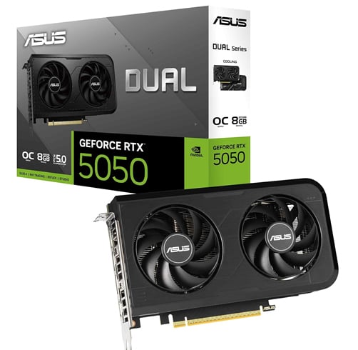 Asus Dual GeForce RTX 5050 OC – 8GB