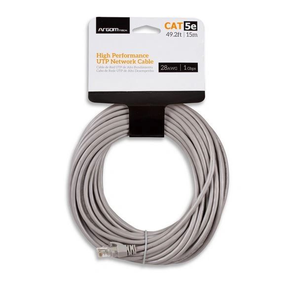 CABLE DE RED ARGOM CAT 5e 49.2FT 15M