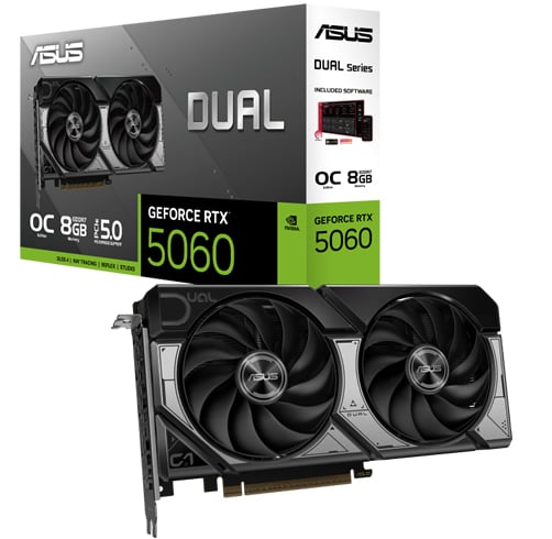 Asus Dual GeForce RTX 5060 OC – 8GB