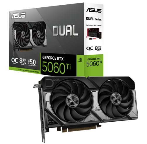 Asus Dual GeForce RTX 5060 TI OC – 8 GB