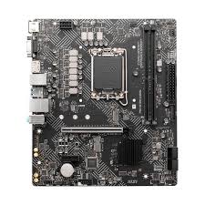 TARJETA MADRE MSI PRO H610M-G DDR4 LGA MATX DDR4 1700 911-7D46-097 NEGRO