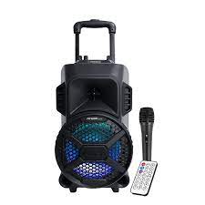 PARLANTE ARGOM SOUNDBASH 78 8″ TROLLY LED INLAMBRICO BT ARG-SP-4078BK