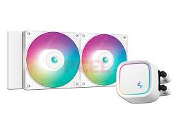 ENFRIAMIENTO LIQUIDO DEEPCOOL LE520 WH 240MM ARGB PARA CPU BLANCO R-LE520-WHAMMN-G1