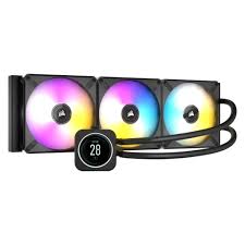 ENFRIAMIENTO LIQUIDO RGB CORSAIR ICUE H170I ELITE LCD  AIO 420MM CW-9060063-WW NEGRO