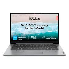 LAPTOP LENOVO IDEAPAD 1 14IGL7 14″ CELERON N4020 8GB 256GB SSD WINDOWS 11 HOME INGLES GRIS SIN ADAPT 82V6005EIN