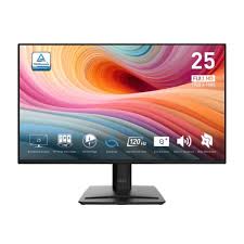 MONITOR MSI PLANO 24.5″ PRO MP252 E2 FHD 1920 X 1080 IPS 120HZ HDMI DP Y VGA NEGRO 9S6-3PC9CT-002 NEGRO