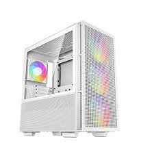 CASE GAMING DEEPCOOL CH560 WH MEDIA TORRE CON VIDRIO TEMPERADO EN EL LATERAL 3 VENTILADORES ARGB 140MM BLANCO R-CH560-WHAPE4-G1