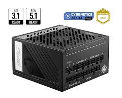 FUENTE DE PODER MSI MPG A1000G PCIE5 1000W GOLD 80 PLUS MODULAR ATX 306-7ZP7C23-CE0