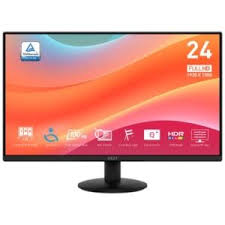 MONITOR MSI PRO MP242L 23.8″ PLANO 1920 X 1080 100 HZ ANTI-GLARE HDMI 9S6-3PD5CT-004 NEGRO