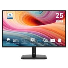 MONITOR GAMING MSI PRO MP251L E2 25 PULG PLANO 1920 X1080 120 HZ ANTI-GLARE HDMI Y VGA 9S6-3PD2CM-021 NEGRO