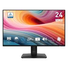 MONITOR MSI PRO MP242A E2 23.8″ PLANO 1920 x 1080 120Hz IPS HDMI Y DISPLAYPORT 9S6-3PD1CT-002 NEGRO