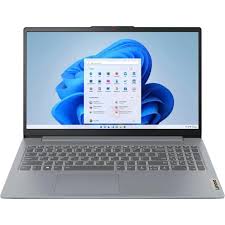 LAPTOP LENOVO IDEA PAD SLIM 3 15.6″ RYZEN 7 5825U 16GB 512GB SSD TOUCH WIN 11 INGLES 82XM00LMUS GRIS