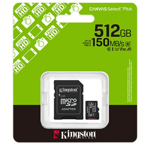 Kingston Micro SD Canvas Select Plus – 512GB