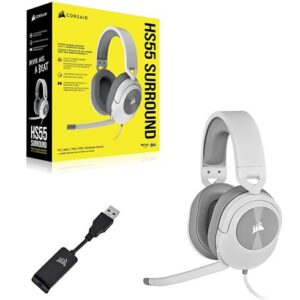 Corsair HS55 Surround  V2 – Dolby Atmos – Blanco