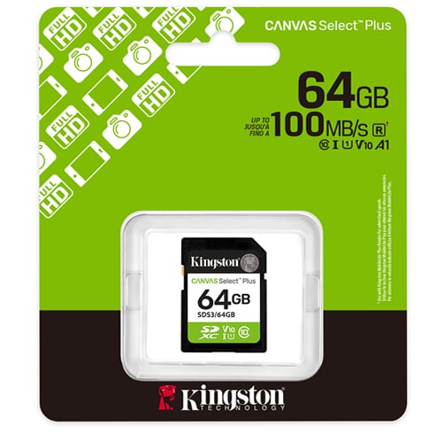 Kingston SD Canvas Select Plus – 64GB