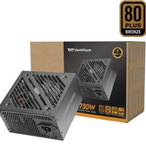 DarkFlash EMT 750W 80 Plus Bronce – Negro