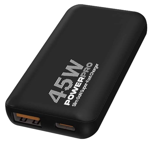 Cargador UNNO TEKNO Portatil Power Pro – Super Fast Dual Port  45W  – Negro