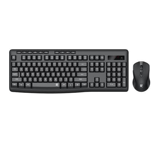 Teclado y Mouse Redragon DeskSet Multimedia Essential – Wireless – Negro