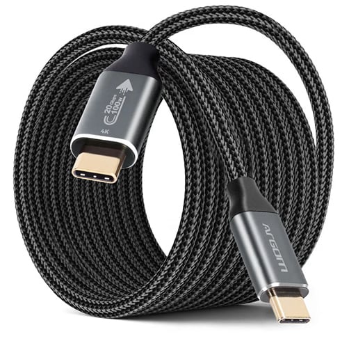  Argom Dura Max 100W PD Fast Charge & Sync Cable – Tipo C a Tipo C – 1.8M 4K – Negro