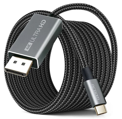  Argom Tipo-C to Display Port Cable – 4k Ultra HD – 1.8M