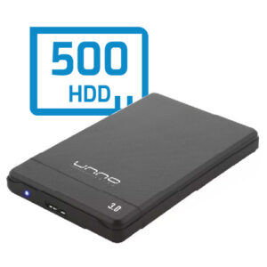 Encapsulador UNNO TEKNO 2.5 USB 3.0 – EN3213BK + HDD 500GB