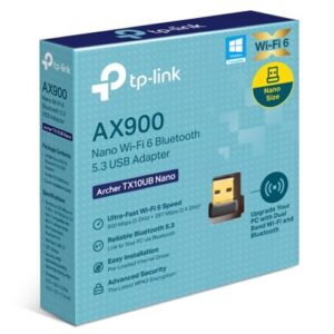 Adaptador USB TP-Link Archer TX10UB Nano – WIFI 6 AX900 – Bluetooth 5.3