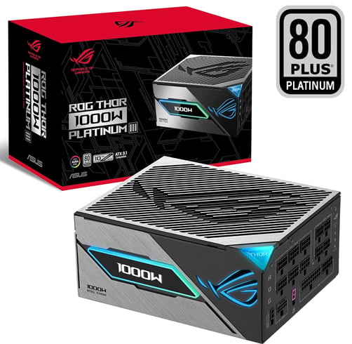 Asus Rog Thor 1000W Platinum III – Negro