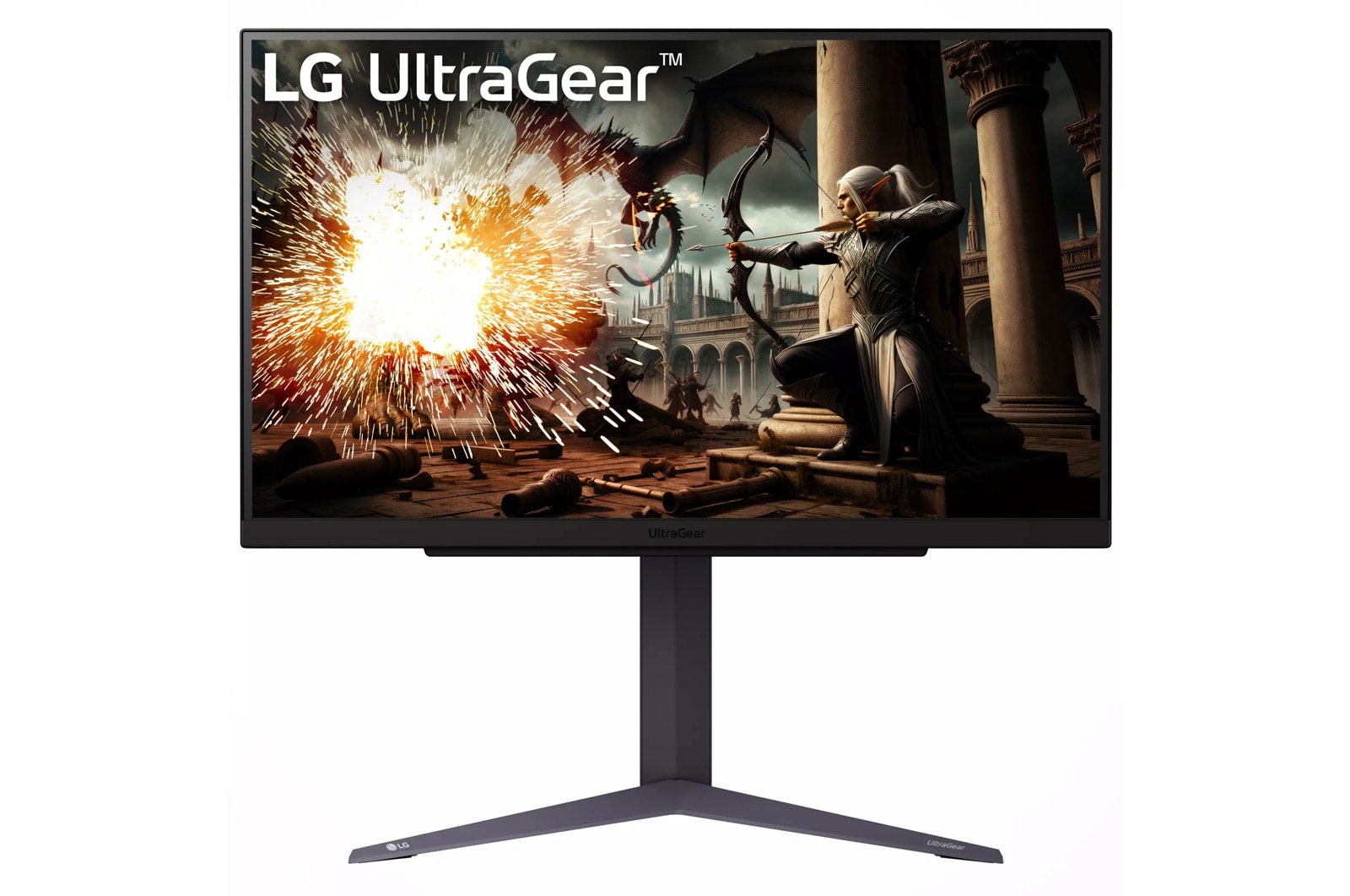 Monitor LG UltraGear 27GS75Q-B de 27 pulgadas con imagen de juego