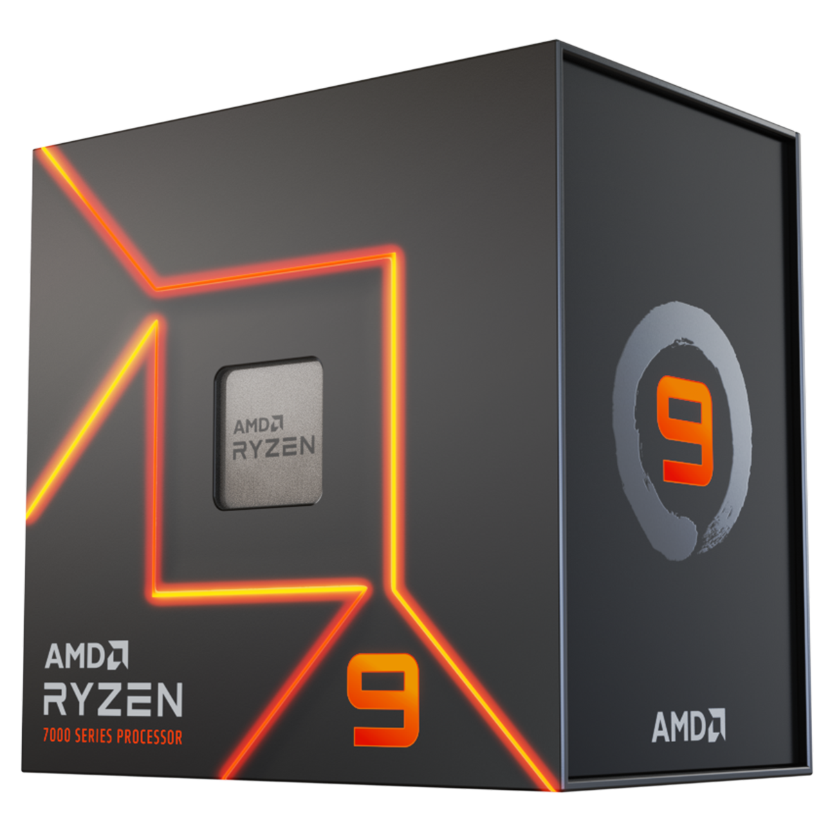 Caja AMD Ryzen 9 7000 Series, imagen oficial de la página Ryzen 9 7950X