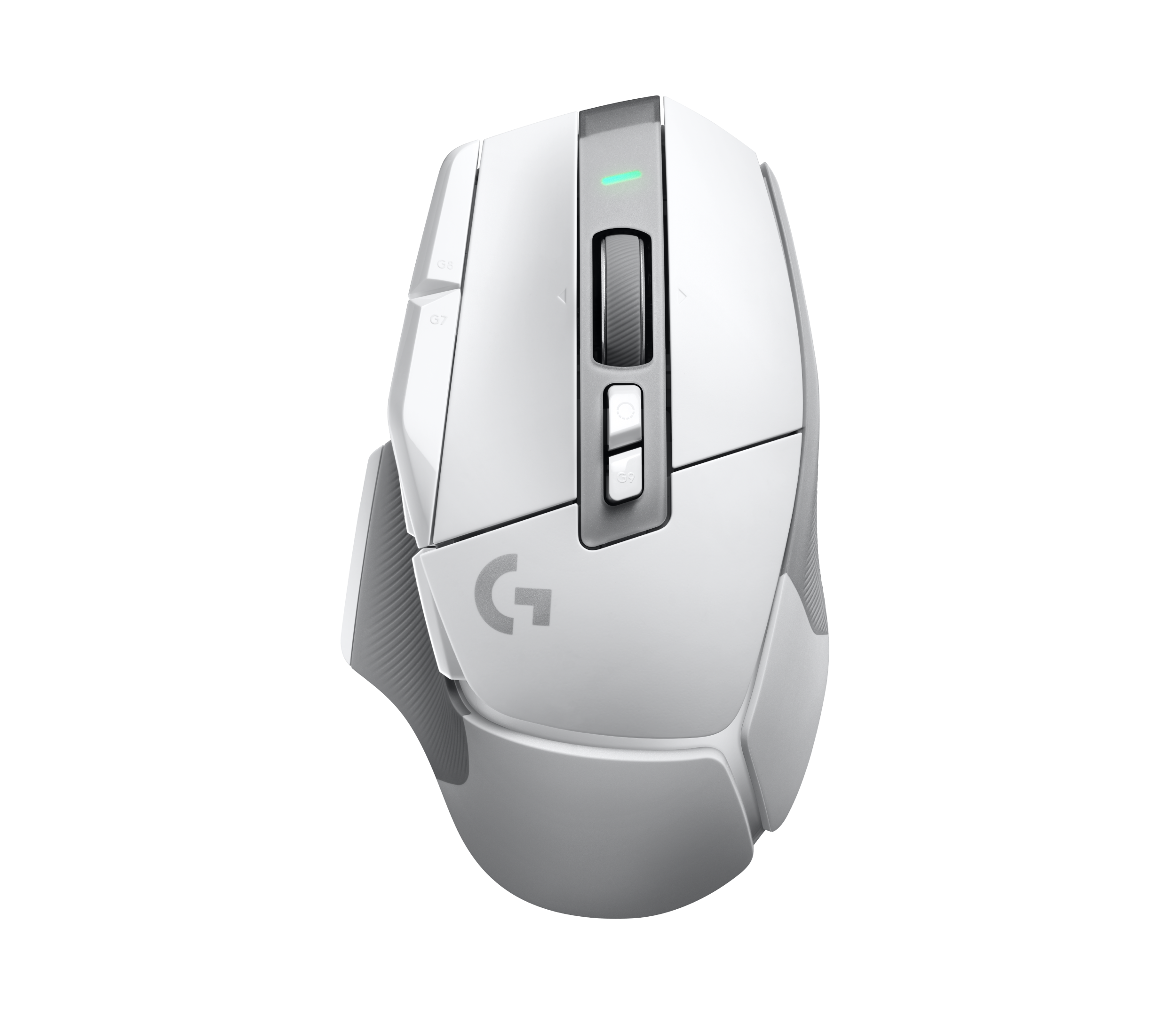 Mouse Logitech G502 X LIGHTSPEED blanco.