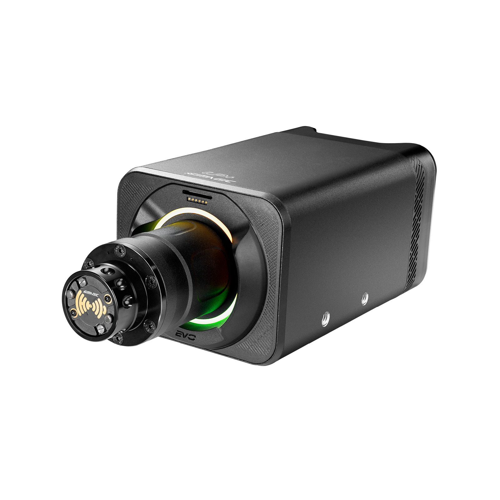 Base direct drive SIMAGIC Alpha EVO Pro con aro RGB.